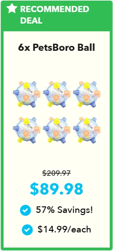 PetsBoro Pet Ball price 